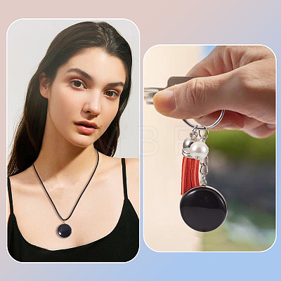 10Pcs 304 Stainless Steel Pendant Cabochon Settings DIY-TA0015-76A-1