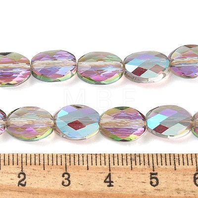 Electroplate Glass Beads Strands EGLA-L045-A-HR02-1