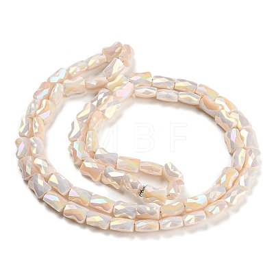 AB Color Plated Glass Beads Strands EGLA-P051-06B-B07-1