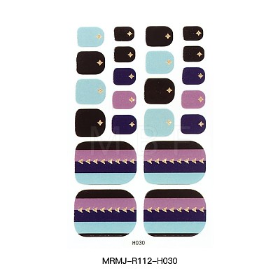 Full Cover Toe Nail Art Stickers MRMJ-R112-H030-1