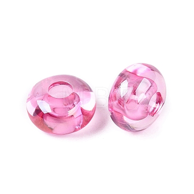 Transparent Acrylic European Beads OACR-E033-20D-1