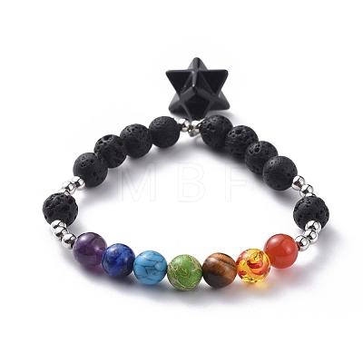 Yoga Chakra Jewelry BJEW-JB04693-03-1