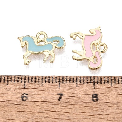 Alloy Enamel Pendants ENAM-N069-12P-1