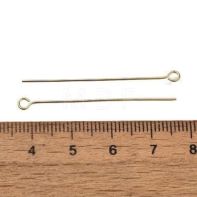 Brass Eye Pins KK-H502-02G-G-1