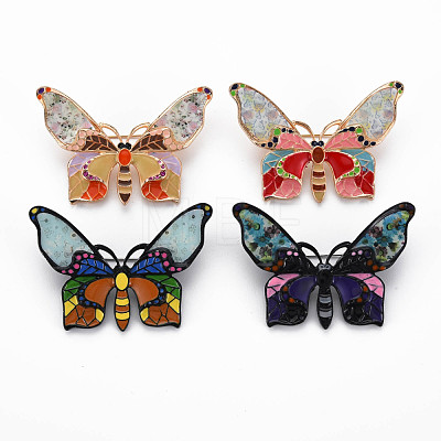 Butterfly Enamel Pin JEWB-N007-048-FF-1