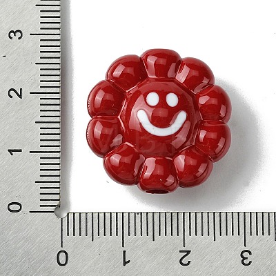 Dopamine Style Opaque Acrylic Beads SACR-Z002-01G-1