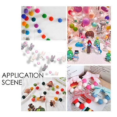 Wool Felt Balls AJEW-P081-A06-1