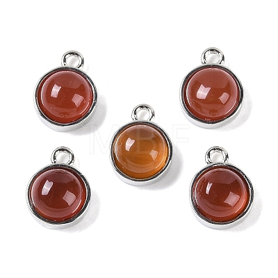 Natural Carnelian Pendants G-K372-03P-05-1