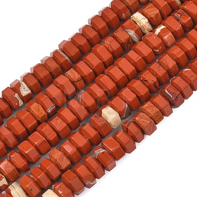 Natural Red Jasper Beads Strands G-L654-I02-01-1