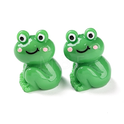 Cartoon Cute Resin 3D Frog Figurines LS-RESI-Z024-01D-1