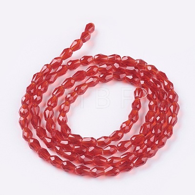 Faceted Glass Beads Strands GLAA-A036-F15-1