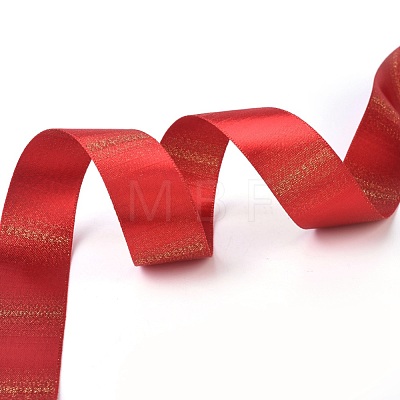 Double Face Polyester Satin Ribbons SRIB-P012-B10-25mm-1