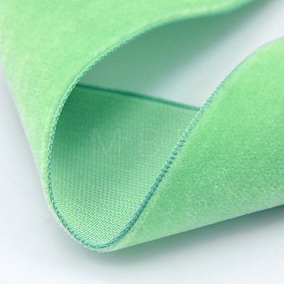 Polyester Velvet Ribbon for Gift Packing and Festival Decoration SRIB-M001-50mm-564-1