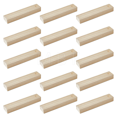 Rectangle Unfinished Wood Gift Storage Box CON-WH0094-38B-1