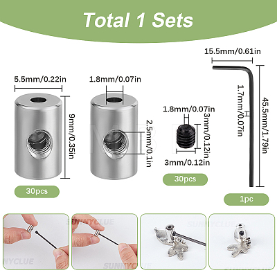 1 Set Brass Pin Locks with Wrench TOOL-SC0001-61P-1