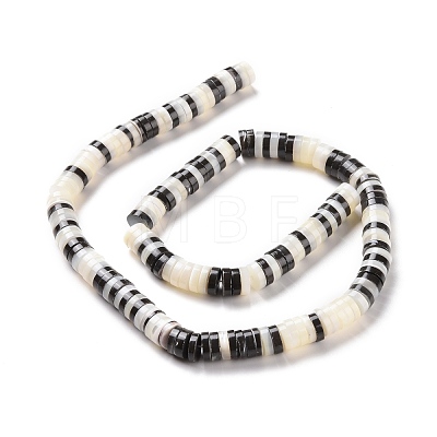 Natural Trochid Shell Beads Strands SSHEL-G023-02A-04-1