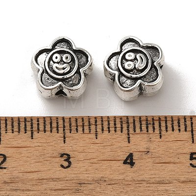 Tibetan Style Alloy Beads PALLOY-P302-12D-AS-1