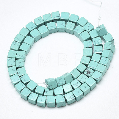 Synthetic Turquoise Beads Strands G-S357-G16-1