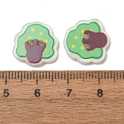 2-Hole Resin Buttons RE-CBA7B26-01D-1