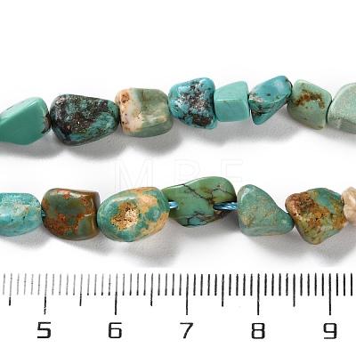 Natural Hubei Turquoise Beads Strands G-P497-01C-51-1