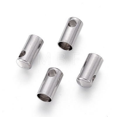Tarnish Resistant 304 Stainless Steel Cord Ends LS-STAS-F232-01G-P-1