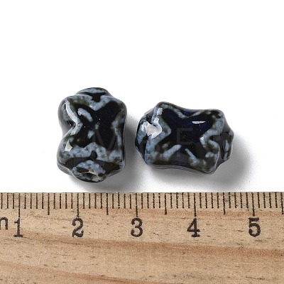 Handmade Porcelain Beads PORC-L080-E07-1