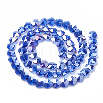 Electroplate Glass Beads EGLA-Q091-10mm-A07-1