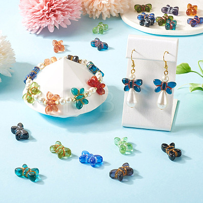 20Pcs Transparent Lampwork Beads FIND-TA0005-47-1