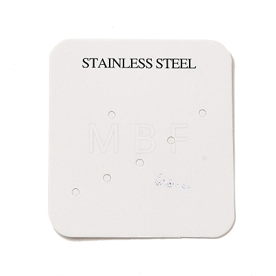 Paper Display Card with Word Stainless Steel CDIS-L009-08-1