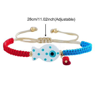 Bohemian Style Porcelain Bead Charm Bracelets OU3327-1