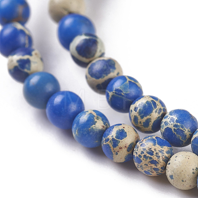 Natural Imperial Jasper Beads Strands G-I248-03D-1