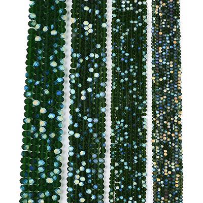 Transparent Glass Beads Strands EGLA-A044-T3mm-MB24-1