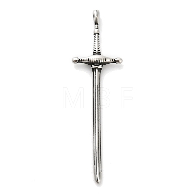 316 Surgical Stainless Big Steel Pendants STAS-A123-06AS-1