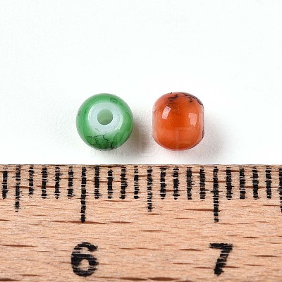 Baking Paint Glass Beads X1-DGLA-S115-4mm-MS-1