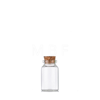 Glass Empty Wishing Bottle PW-WG17389-03-1