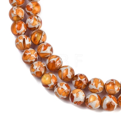 Sythetic Amber Beads Strands G-M199-02G-1