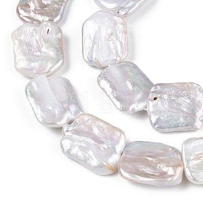 Natural Keshi Pearl Beads Strands PEAR-S020-D08-1