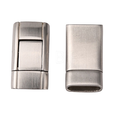 304 Stainless Steel Bayonet Clasps STAS-G143-34P-1