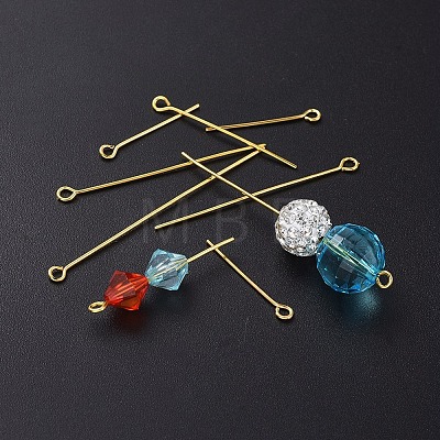 Brass Eye Pin KK-X0093-05G-1