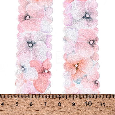 Single Face Printed Polyester Satin Ribbon SRIB-T009-02B-02-1