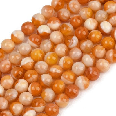 Handmade Lampwork Beads Strand LAMP-B056-8mm-13-1