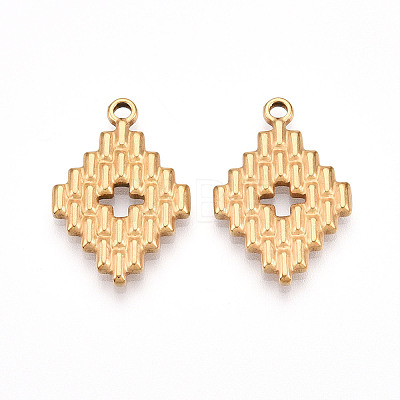 304 Stainless Steel Pendants STAS-N109-11G-1