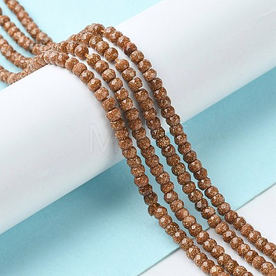 Synthetic Goldstone Beads Strands G-F748-O01-01-1