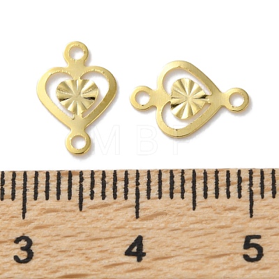 Brass Filigree Connector Charms KK-F880-02G-01-1