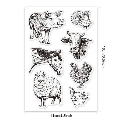 PVC Plastic Stamps DIY-WH0167-56-358-1