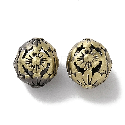 Tibetan Style Brass Beads KK-M284-49AB-1