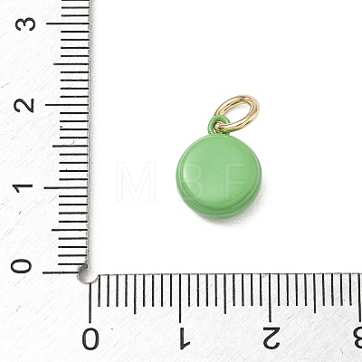 Spray Painted Brass Charms KK-CBAEB58-04B-1