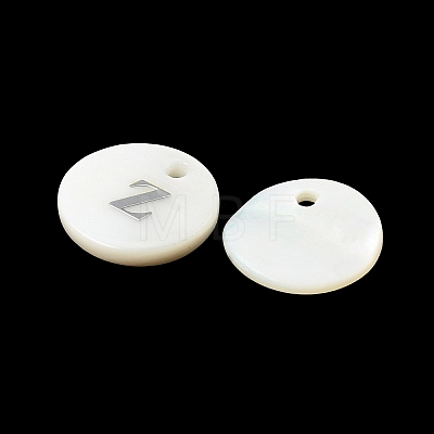 Natural Freshwater Shell Pendants SHEL-Q018-01A-MP-1