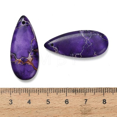Dyed Natural Imperial Jasper Pendants G-H355-03C-1
