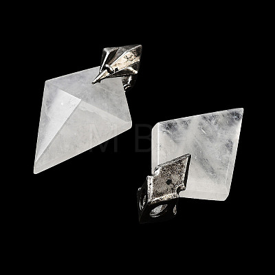 Natural Quartz Crystal Pendants G-K338-10AS-06-1